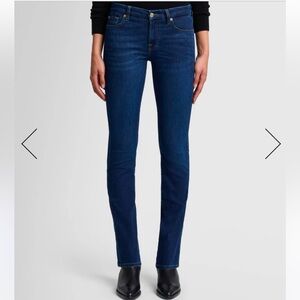 NWT 7 For All Mankind Kimmie Straight Leg Jeans size 28